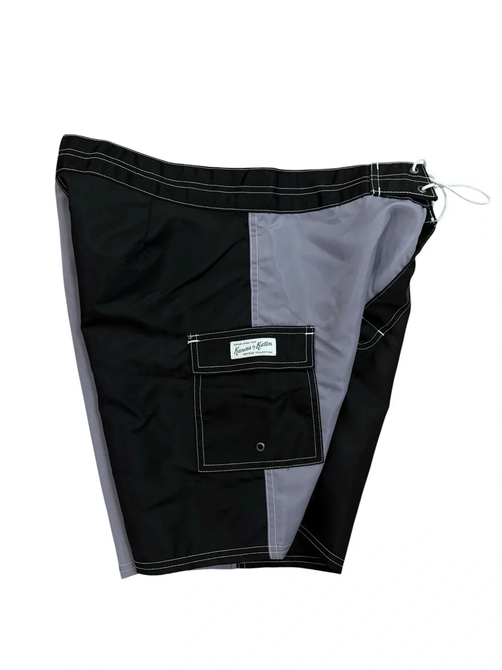 Kanvas by Katin Waterman Trunk Board Short Heritage Collection Black Grey 32